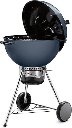 Miniatura 14 de Weber Master-Touch - Parrilla de carbón (22 pulgadas), color azul pizarra