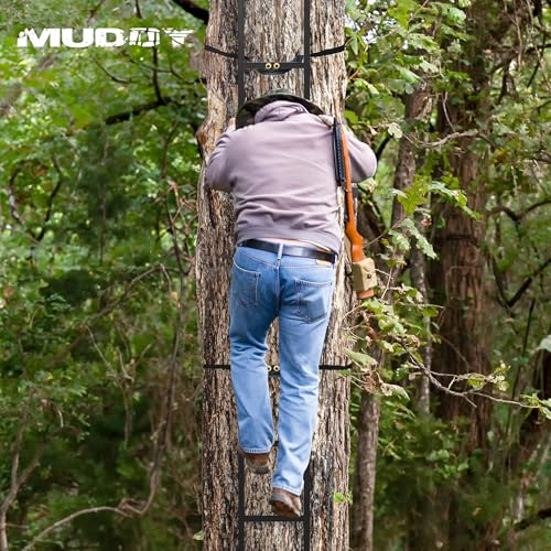 MUDDY Quick Step XL Climbing Step Ladder Tree Climbing Gear, Deer Hunting Accessories for Tree Stands and Elevated Deer Blinds