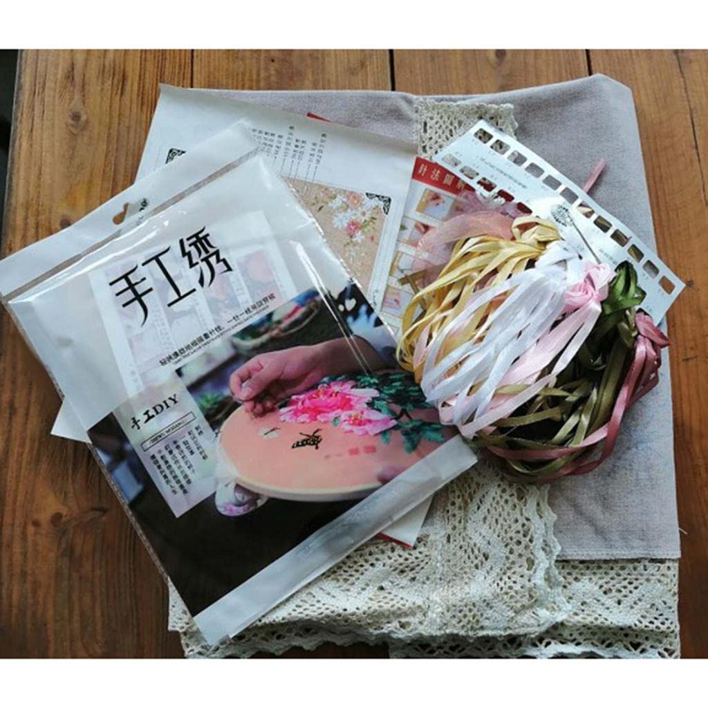 Amazon｜YunJove テーブルクロス 刺繍キット 花柄 クロスステッチ