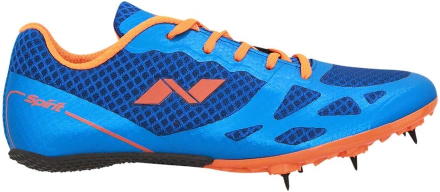 Nivia unisex-adult Nivia Faux Leather, Polyurethane Spirit Running Spikes for Mens Nivia Faux Leather, Polyurethane Spirit Running Spikes for mens (Blue), UK - 11