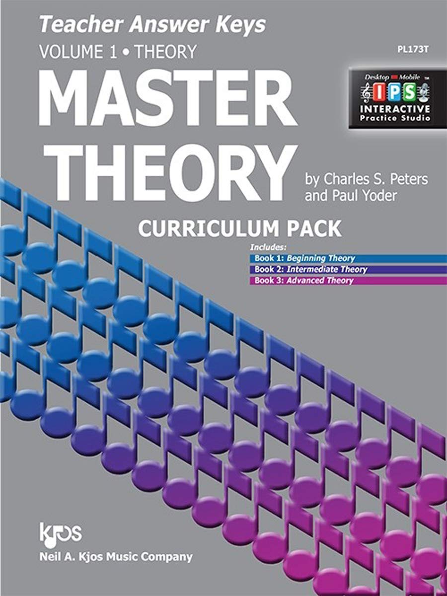 PL173T - Master Theory Curriculum Pack - Teacher Answer Keys Volume 1