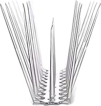SpikeZone - Bird Spikes - Pigeon Control Spikes (Bird Spikes 10 Pcs) Pigeon Spikes for Balcony, Window AC, Split AC (Polycarbonate)