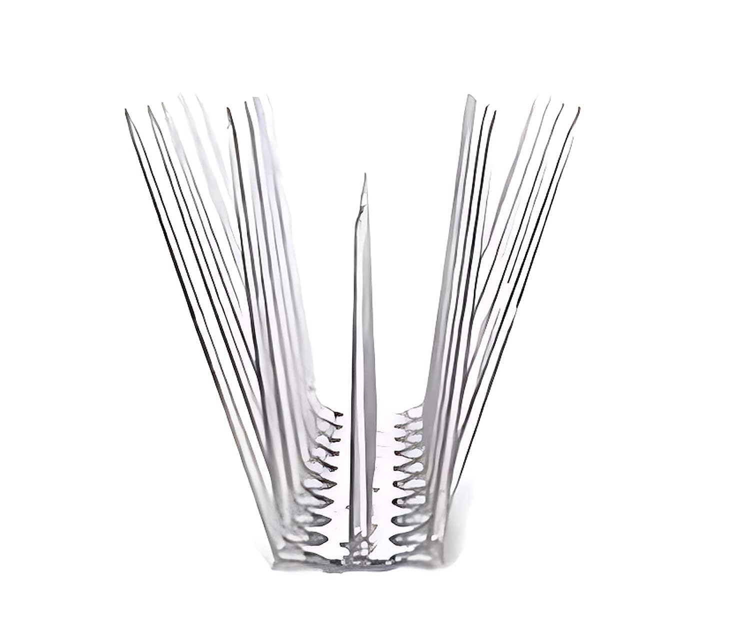 Bird Spikes - Pigeon Control Spikes (Bird Spikes 10 Pcs) Pigeon Spikes for Balcony, Window AC, Split AC (Polycarbonate)