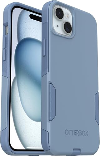 Miniatura 5 de OtterBox Funda para iPhone 15 Plus y iPhone 14 Plus Commuter Series, mezclilla nítida (azul), delgada y resistente, apta para bolsillo, con