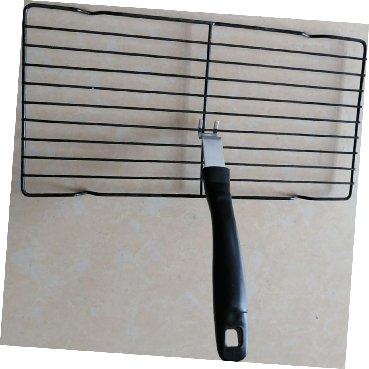 Outanaya 3pcs BBQ Tool Kit Stainless Steel Grill Lifter Grill Plate Gripper Heat-Resistant Dish Lifter Tool