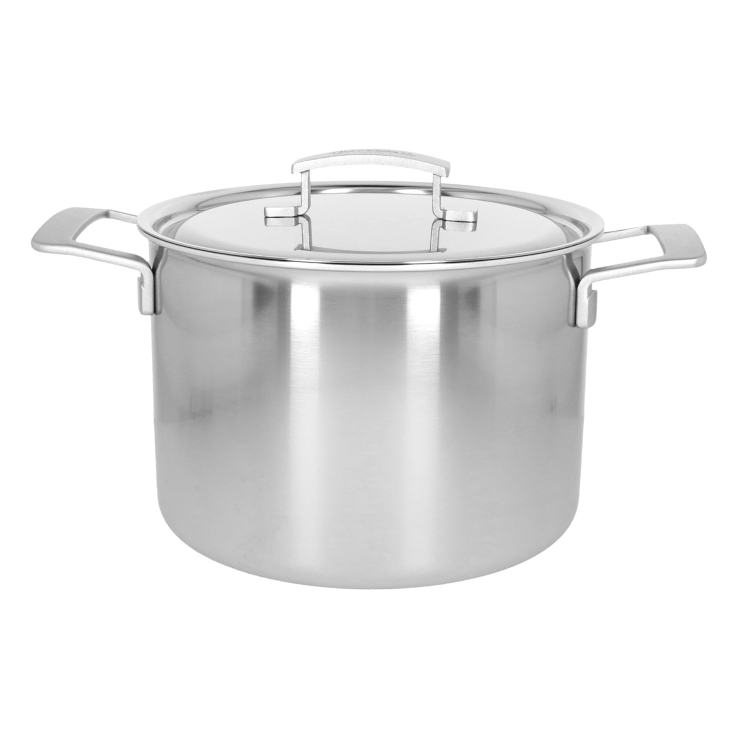 Demeyere Industry 5 garnek do gotowania z pokrywką 24 cm; 8,0 l stal szlachetna 18/10