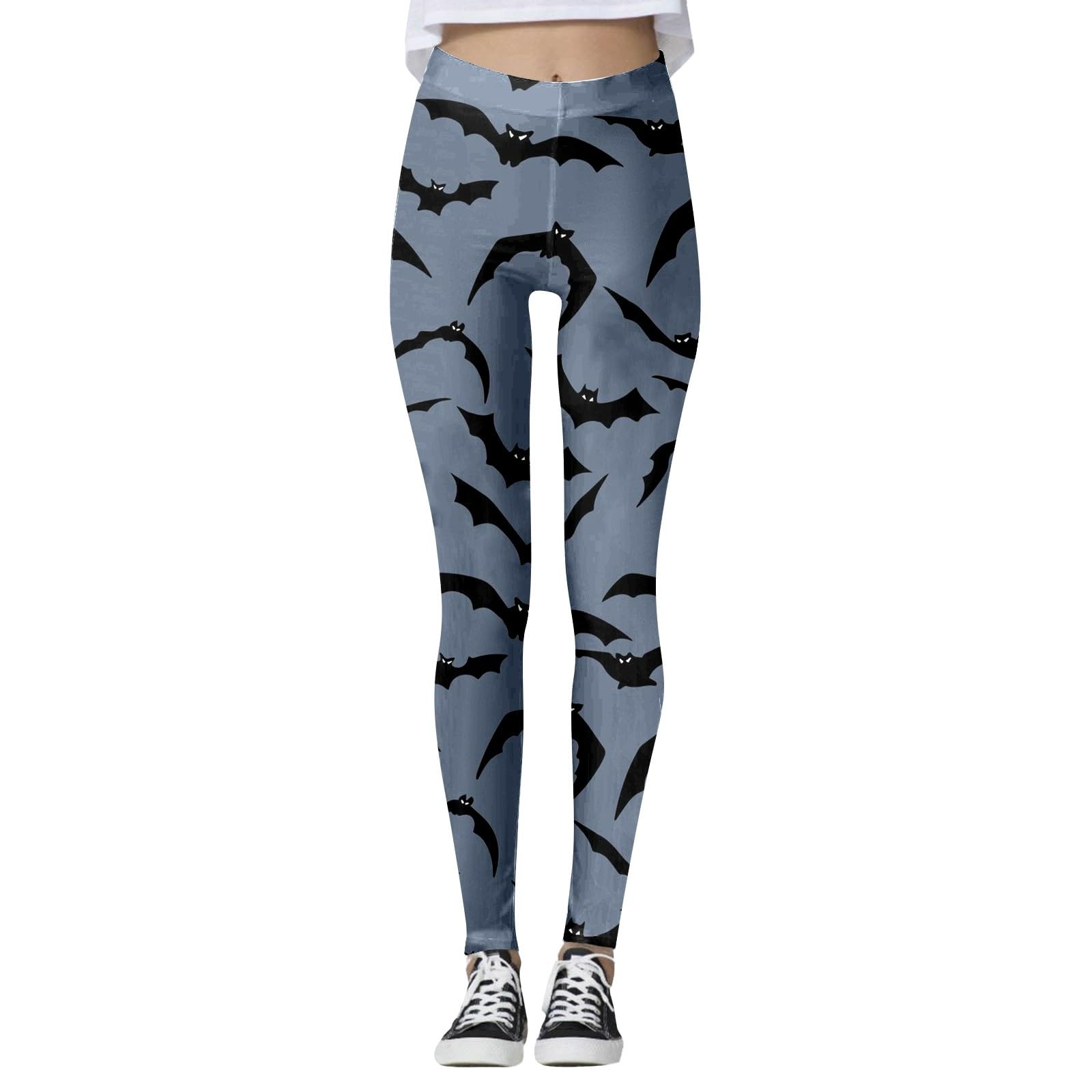 Damen-Leggings mit Halloween-Grafik, sexy Halloween-Geist-Scrunch-Strumpfhose, Yoga-Hose, trendige Halloween-Kostüme, schmale, hohe Taille, Bauchkontrolle, lässig, athletisch mit Designs,