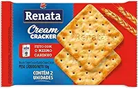 Biscoito Renata Cream Cracker Sachê Pacote Com 60 Unidades