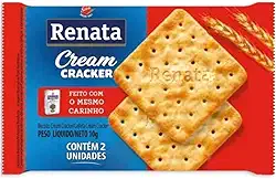 Biscoito Renata Cream Cracker Sachê Pacote Com 60 Unidades
