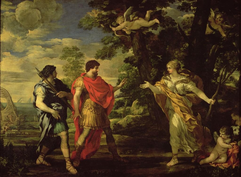 Art Portrait Vénus et Enée de Pietro Da Cortona grand format
