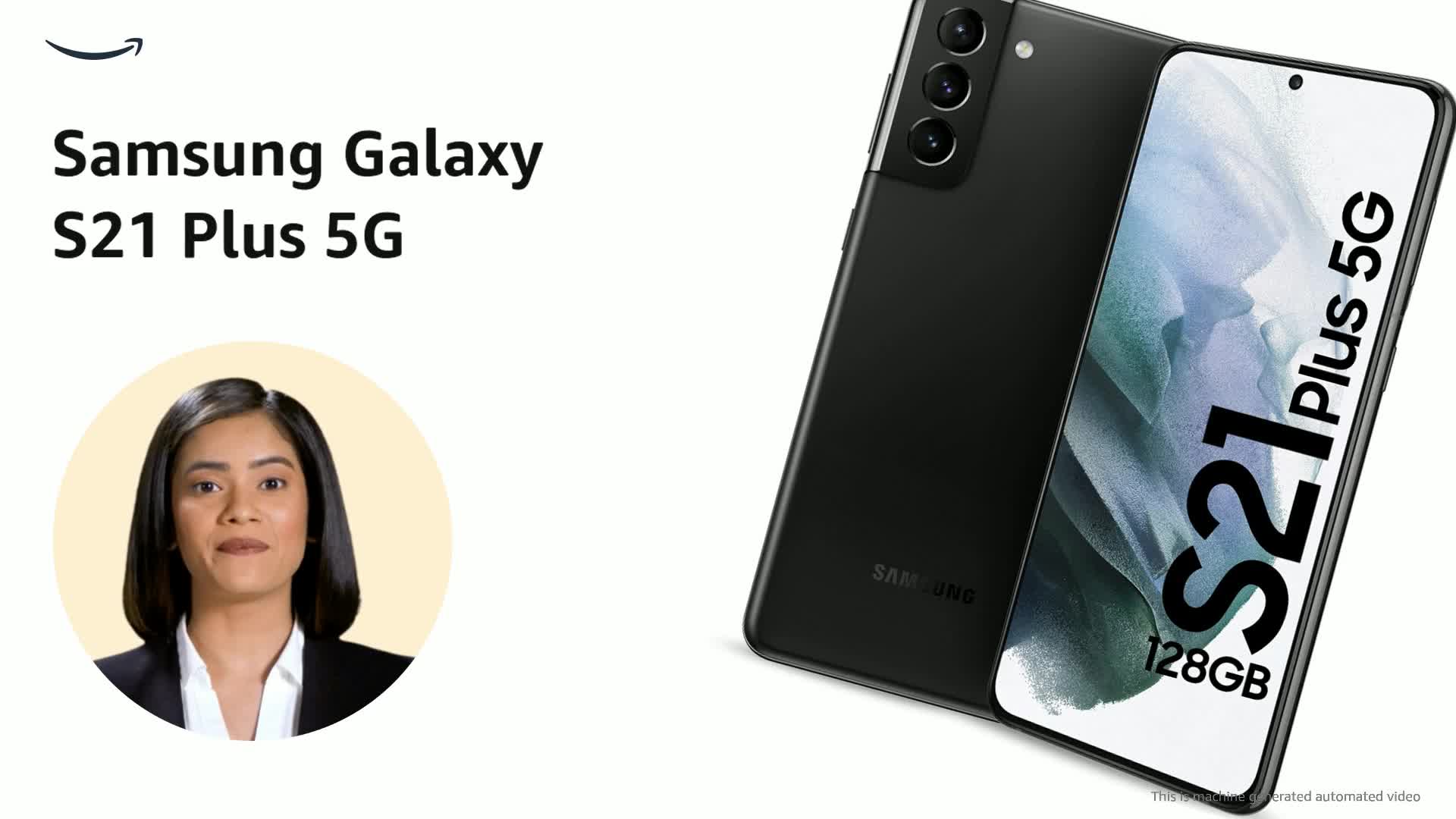 Samsung Galaxy S21 Plus 5G (Phantom Black, 8GB RAM, 128GB Storage