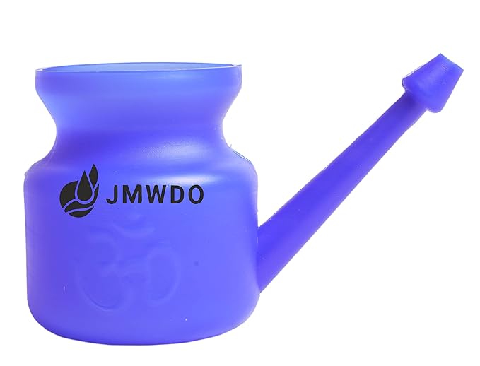 JMWDO Plastic BLUE Neti Pot (500 ml)