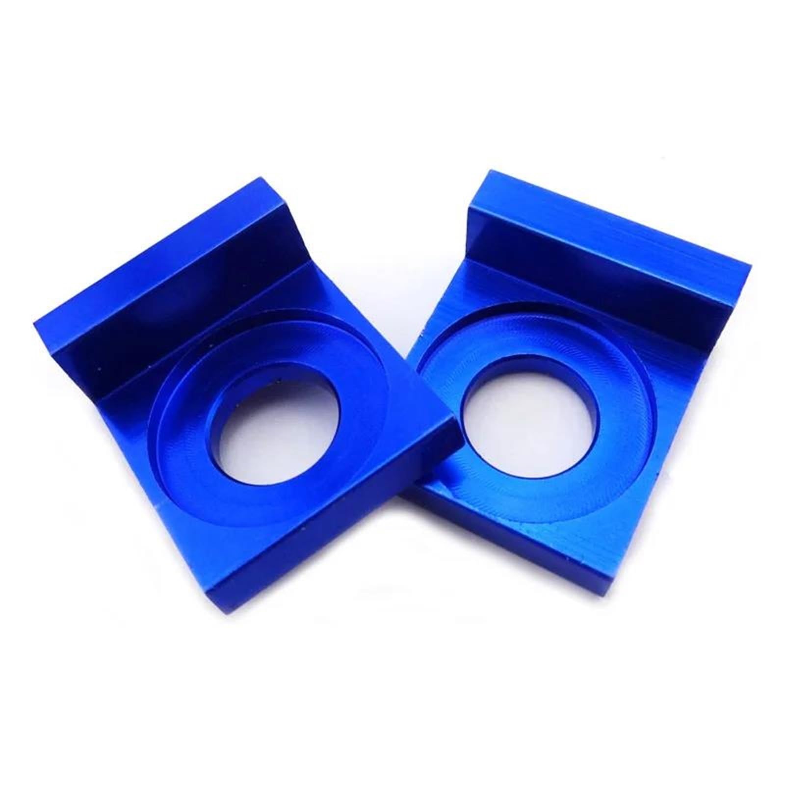 Tendeur de chaîne CNC 15mm bleu en aluminium usiné pour mini moto