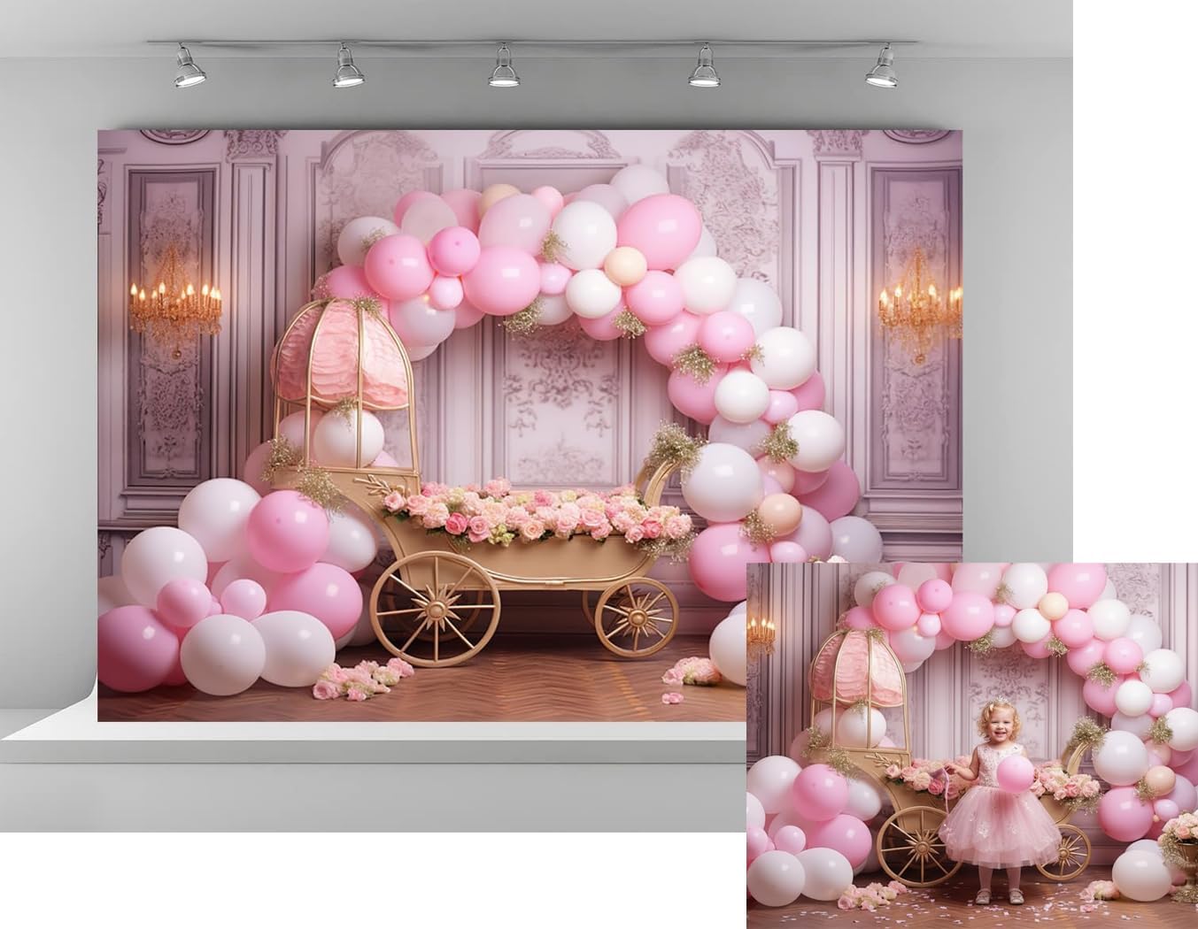 Fondo Fotográfico Kate 7x5ft para Fiestas Infantiles