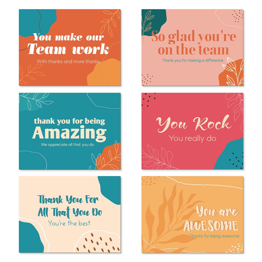 Amazon.com : BIROYAL 24 Pack Employee Appreciation Cards - Thank You Cards with Envelopes Blank Inside - 5.5 amazon-com-biroyal-24-pack-employee-appreciation-cards-thank-you-cards-with-envelopes-blank-inside-5-5-x4-1-6-retro-designs-team-gifts-for-employee-employee-appreciation-gifts-for