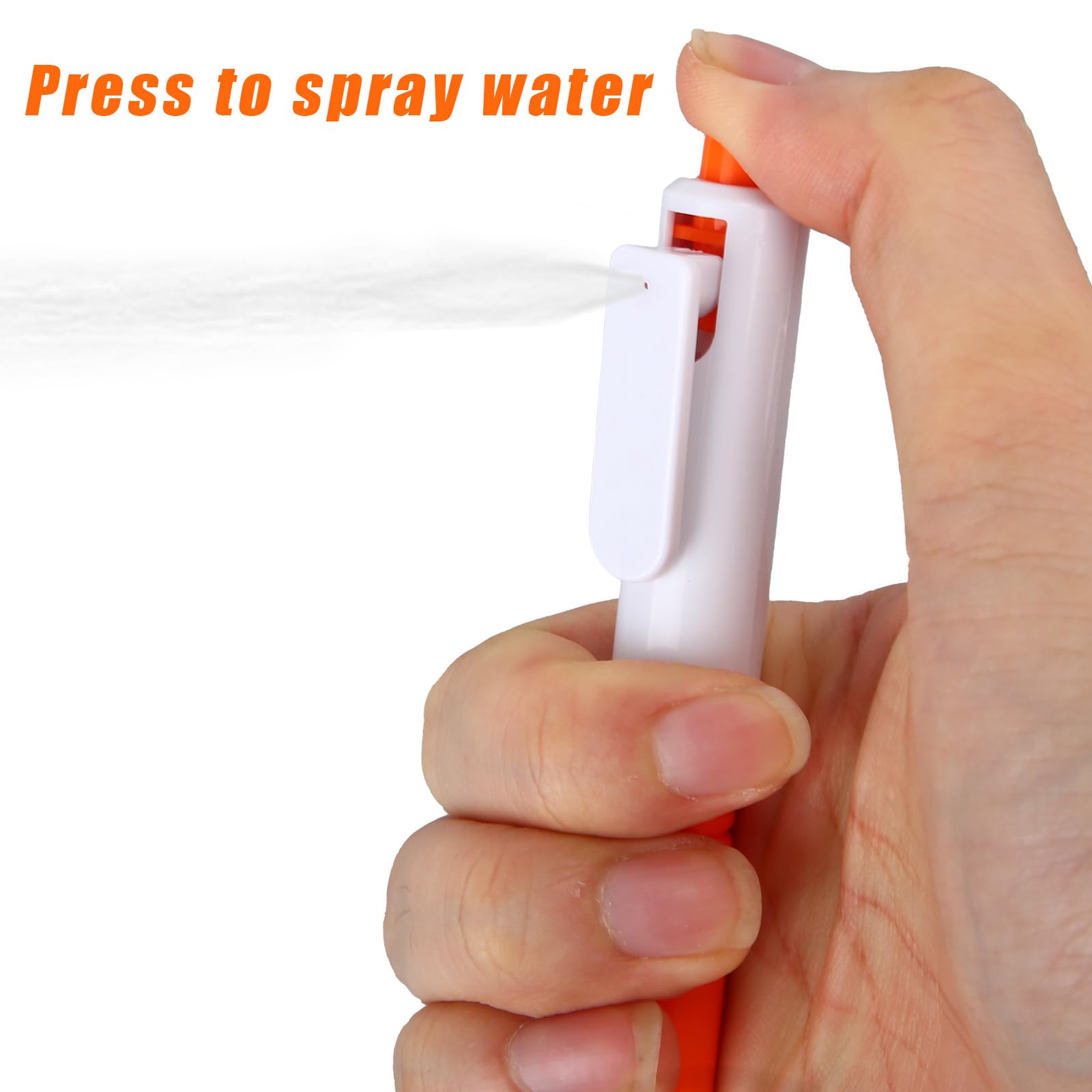 lasuroa 2 Pz Penne ad Acqua, Penne a Doppio Uso Scrivere e Spruzzare, Giocattoli con Spruzzo d'Acqua per Scherzi e Trucchi Articoli per Scherzi Bambini Adulti (Arancione, Blu)
