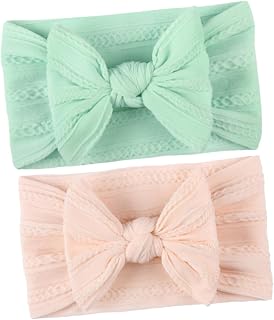 TOYANDONA Chapéus Para Bebês Meninas 2 Peças Acessórios Para O Cabelo Chapéus Para Bebês Recém-Nascidos Chapéus Hospitalares Turbante Gorro Infantil Acessório De Cabelo Faixa Para