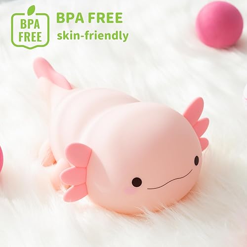 Miniatura 117 de Luz nocturna LED de gato, 16 colores regulables para guardería, luz nocturna kawaii, súper blanda de silicona recargable por USB, lámpara de noche