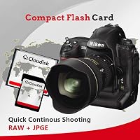 Cloudisk 128GB CompactFlash Memóriakártya - Fényképezőgépekhez, 150MB/s Olvasási Sebesség, Röntgen- és Hőálló CF Kártya 4