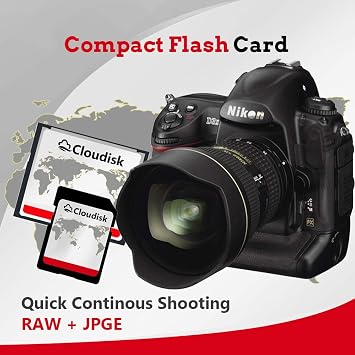 Compact Flash Card 64GB 533X CF 2.0 Card Performance for DSLR Camera, Vintage Digital Camera and Industry Equipment(64GB)