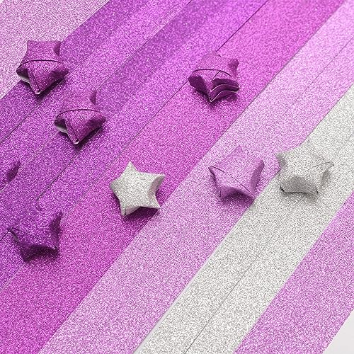 URROMA 520 Pieces Star Paper Strips - Image 4