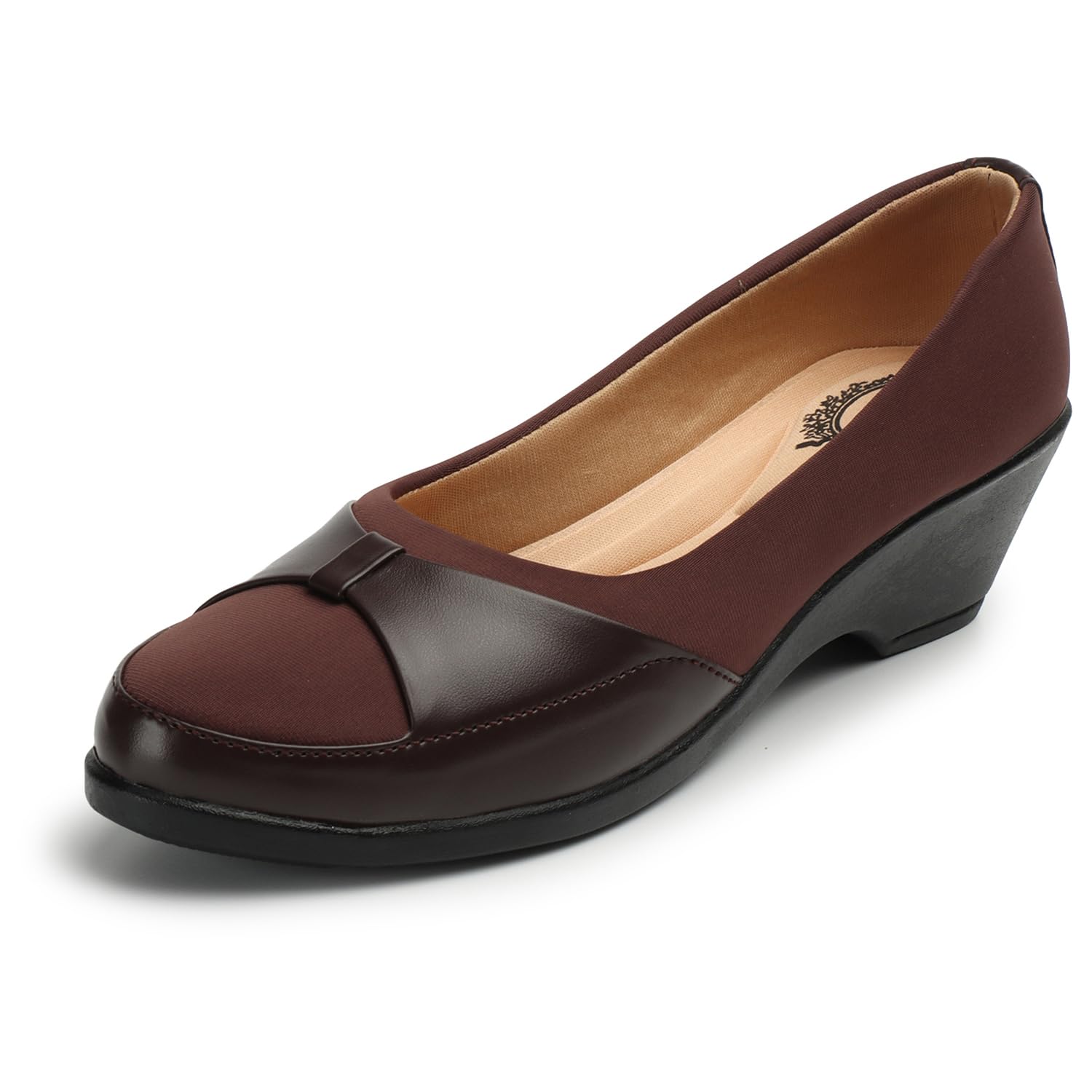 Denill Women Stylish Formal Wedge Bellies UK- 5 Brown (B0C78HGRS5) Amazon Price History, Amazon Price Tracker