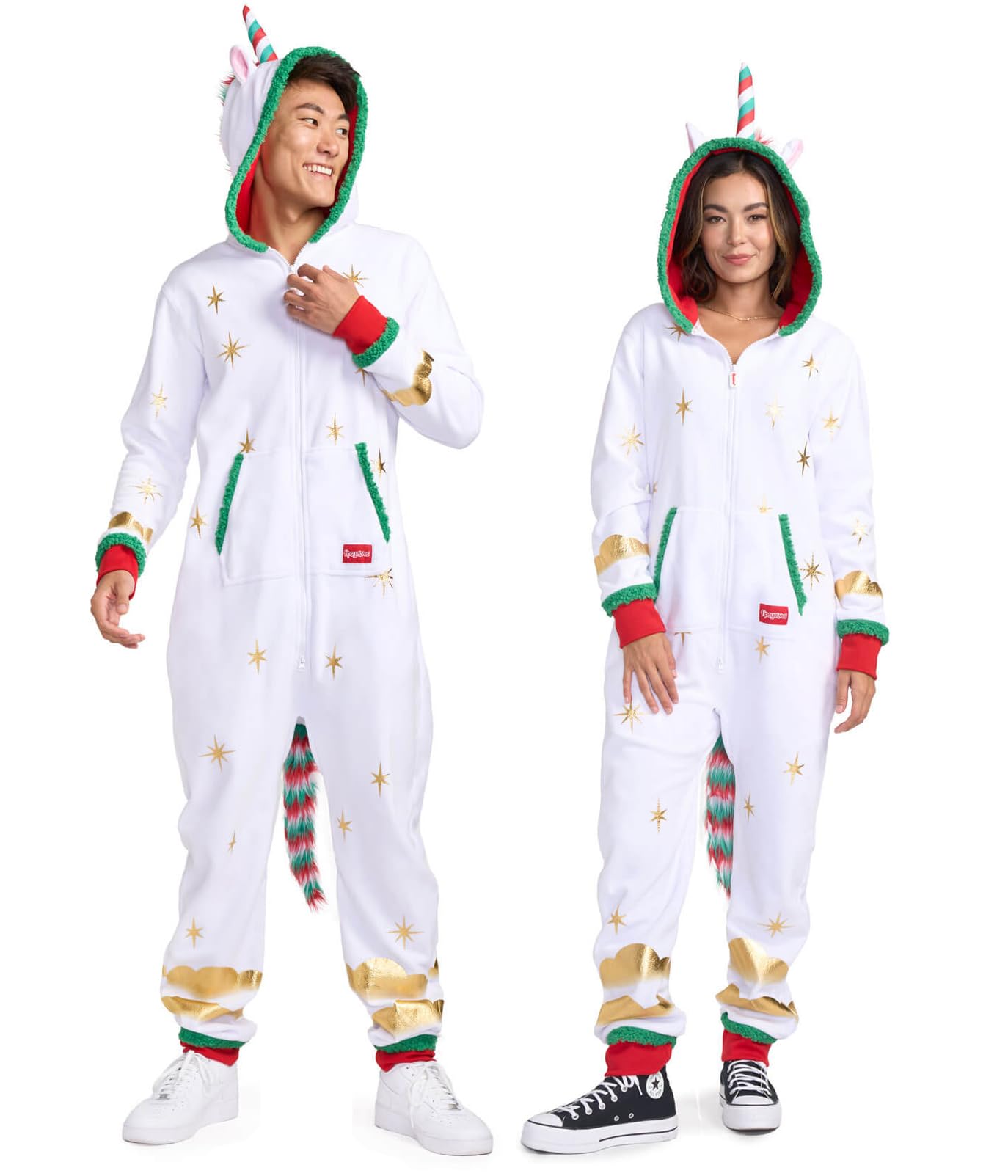 Tipsy Elves Mono de unicornio de fantasía festiva de Navidad para hombre