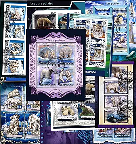 Polar Bears - Sellos de 10 bloques diferentes Cover