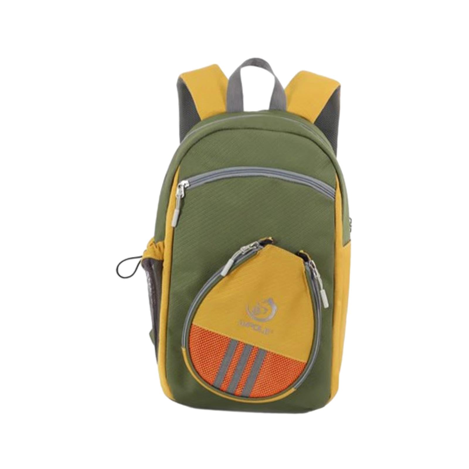 Borsa per racchette da ping pong con tracolla regolabile, zaino sportivo per adulti, nero, 26 x 17 x 40 cm
