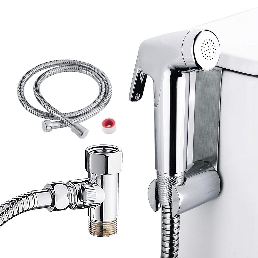 REWEEHandheld Bidet Sprayer for Toilet, Cloth Diaper Sprayer, Portable Toilet, Shattaf with Bidet Hose