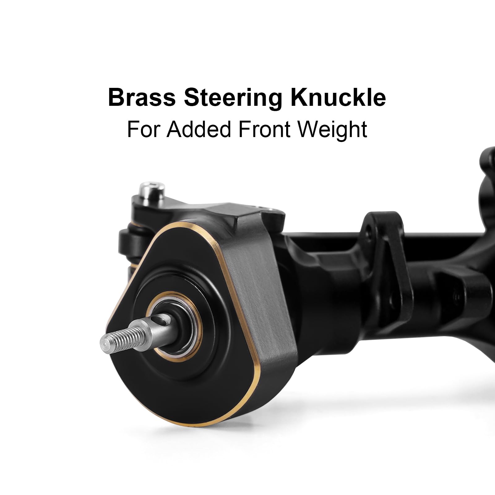 INJORA Assali Planet +4mm con Alberi a Doppia Giunzione e Fusi Direttori in Ottone per Axial SCX24 1/24