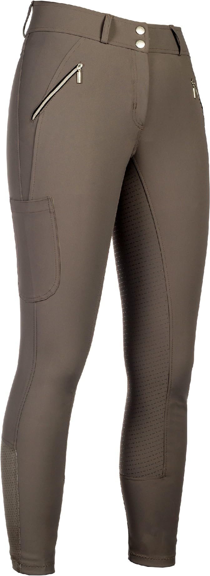 HKM Mädchen Hose Lia High Waist Silikon Vollbesatz