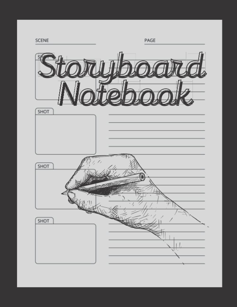 Storyboard Notebook: Creative Blank Sketch Storyboard For Storytelling And Film