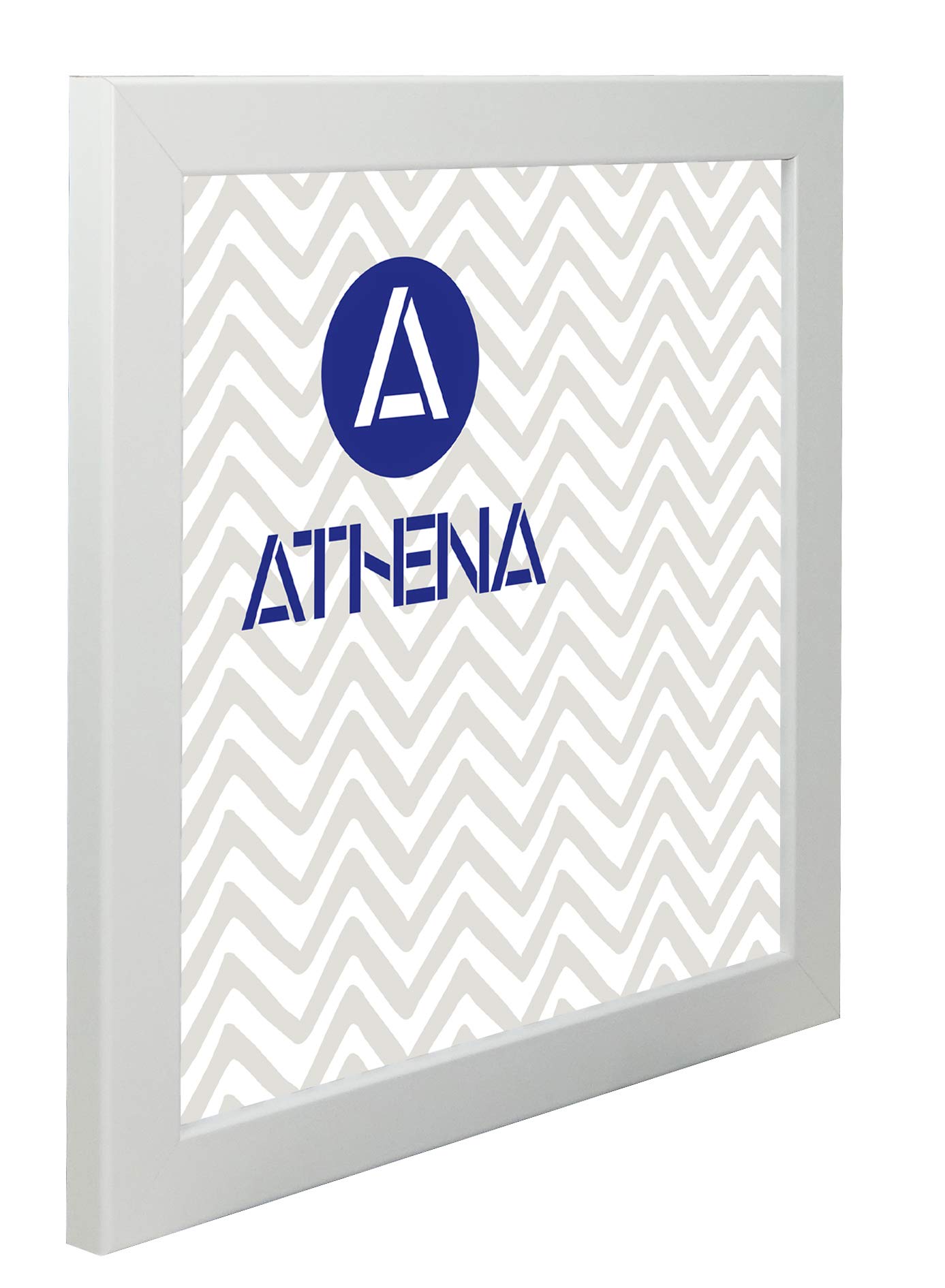 Vivarti White Athena Matt Picture Frame (60 X 60 Cm) Portrait Or Landscape Photo Frame With Clear Styrene Sheet & Wall Mounted Hook For Photos, Pictures, Posters, Decor, Certificate Frame