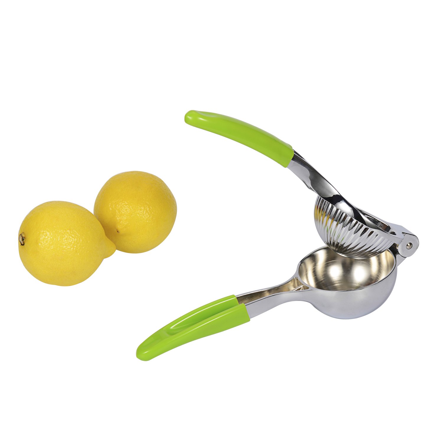 Spremiagrumi Manuale In Acciaio Inox 304 Extra Large - Manico Antiscivolo In Silicone, Adatto A Limoni E Arance Medie