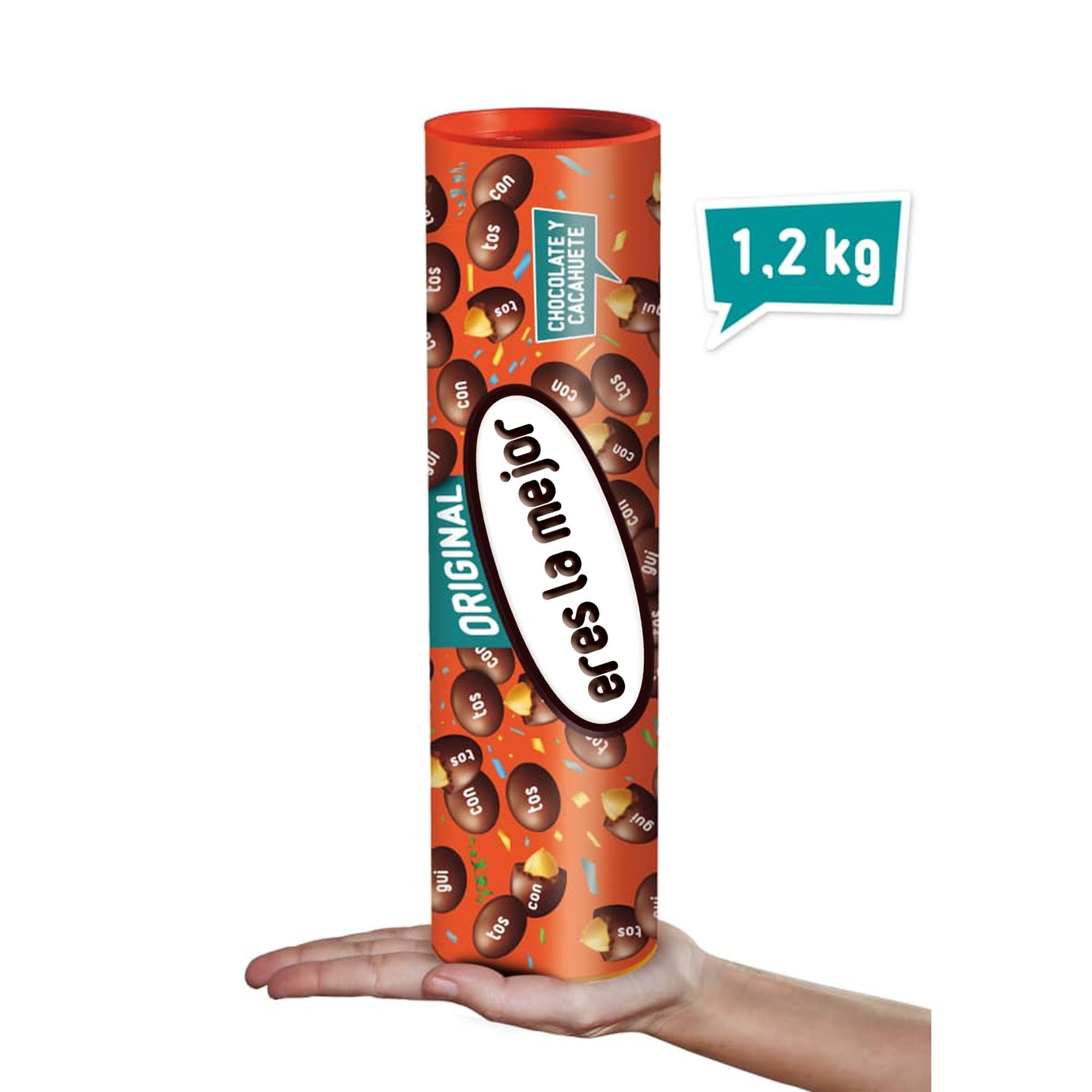 Conguitos Megatubo 1,2 KG-Eres la mejor
