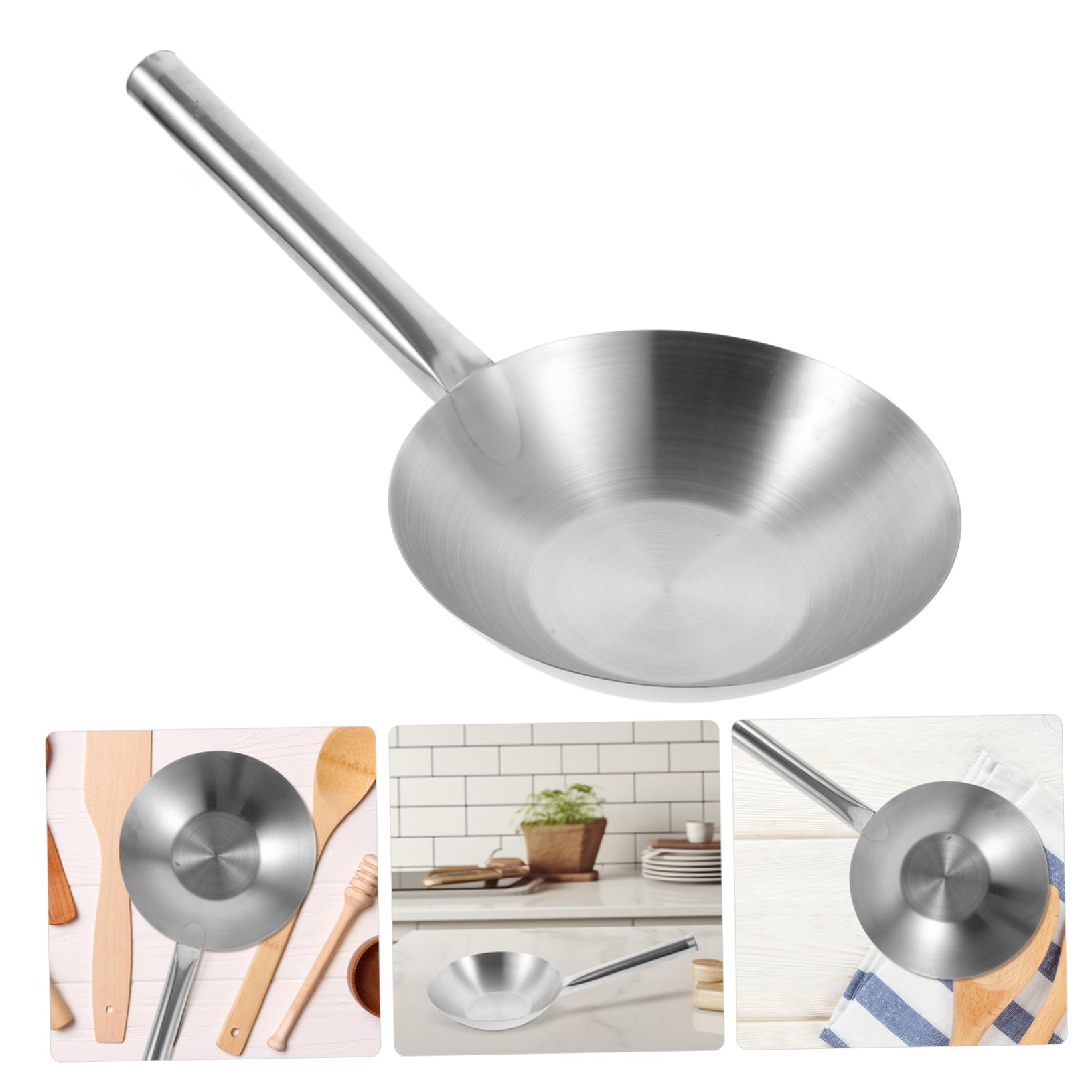 Louche Acier Inoxydable Avec Manche Court Outil De Cuisine Et Jardin Écope Pratique Pour Service De Soupe Et Arrosage Capacité