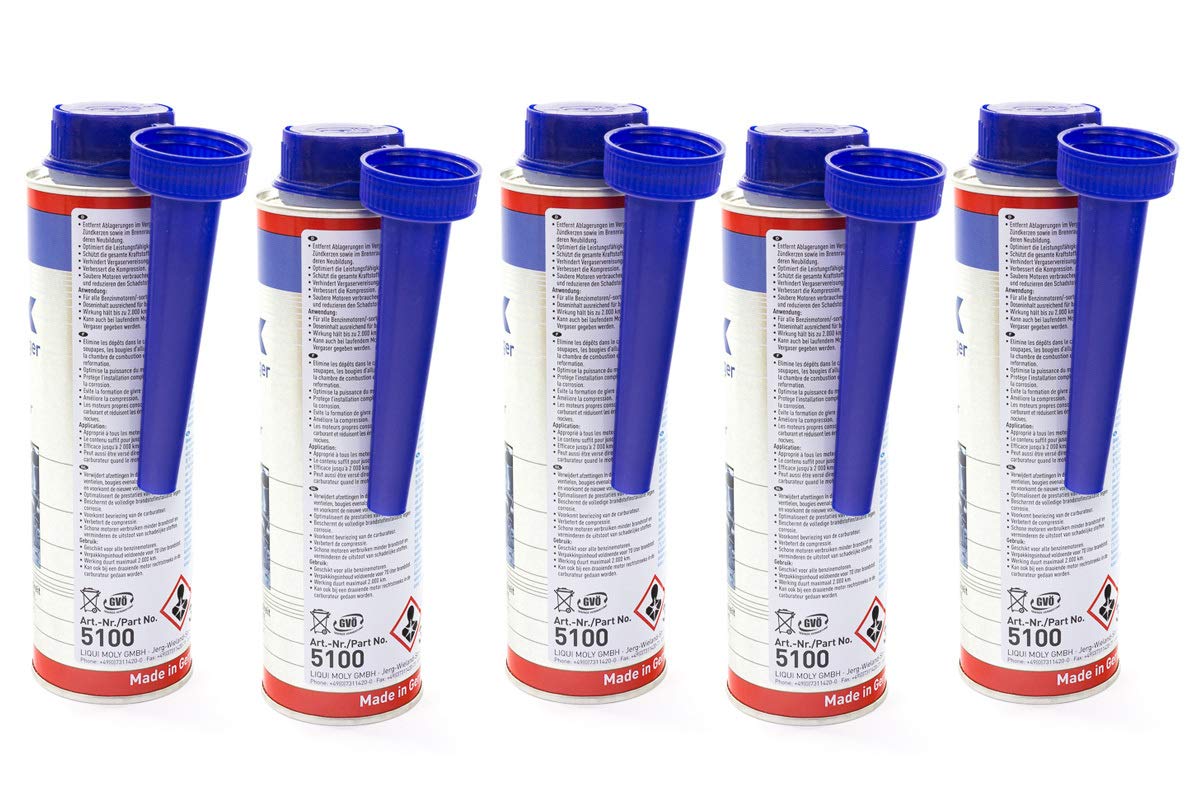 Vergaserreiniger 5 Stück á 300 ml Liqui Moly Vergaser Reiniger Kraftstoff Benzin