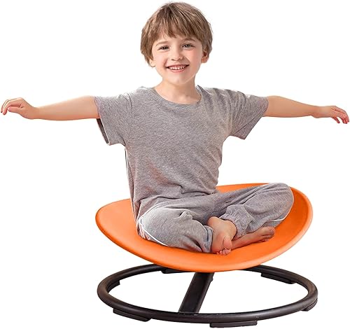 Miniatura 20 de Silla giratoria sensorial para niños con autismo a partir de 3 años, silla giratoria para niños con TDAH, sillas sensoriales para niños autistas,
