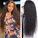 FASHION PLUS Full Lace Wigs 150% Density Curly Human Hair Wigs Pre Plucked Hairline with Baby Hair Deep Curly Full Lace Human Wigs Natural Color
