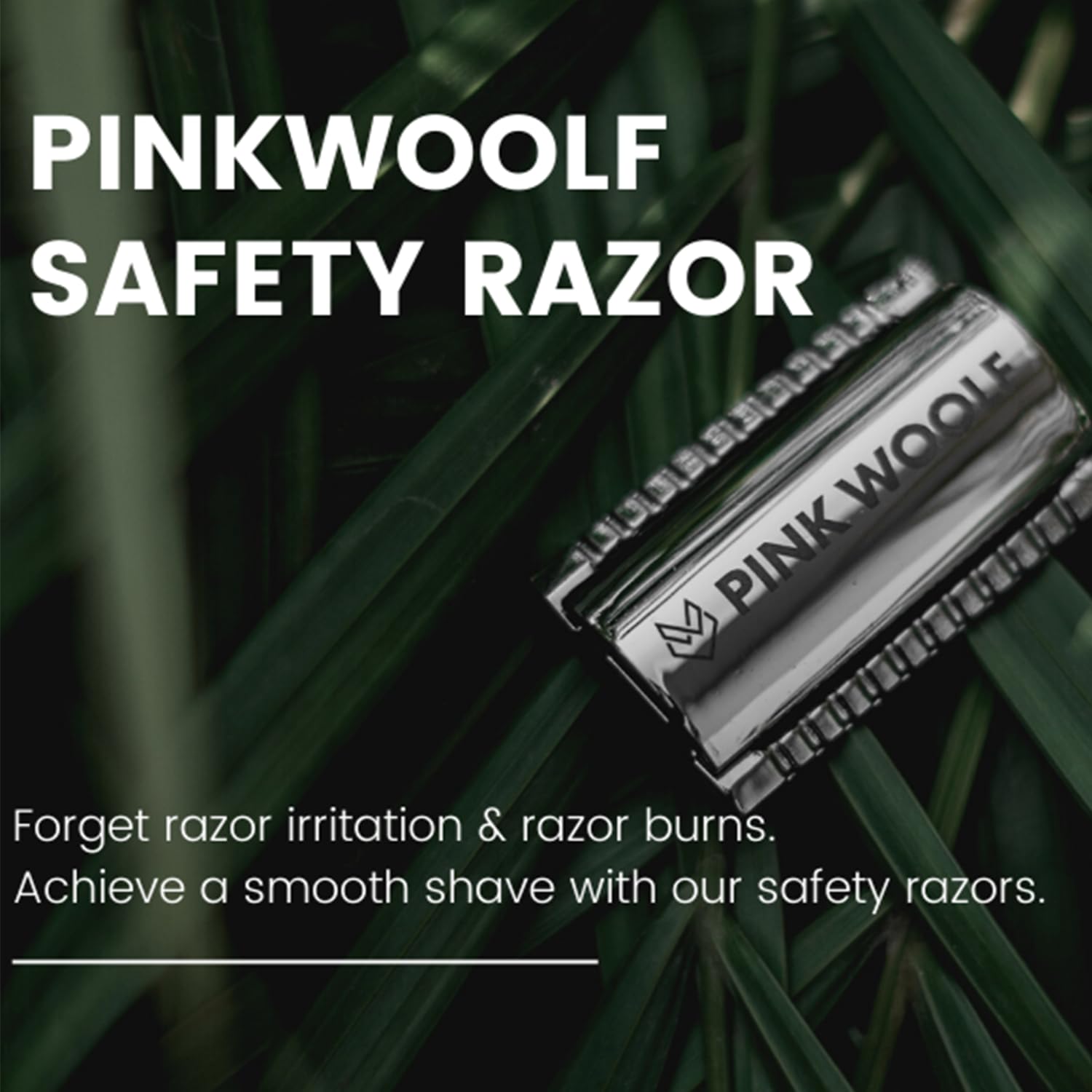 Pink Woolf Double Edge Manual Safety Razor for Men CC87 (Close Comb) | Fits all Double Edge Safety Blades Eliminates Nicks & Cuts | Anti Slip Grip for Wet Shaving Pack Of 1 (Black) - Image 4 thumbnail