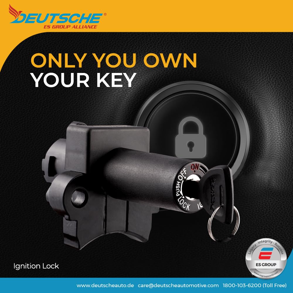DEUTSCHE Ignition Switch Lock Kit for Hero Passion Disk | Hero