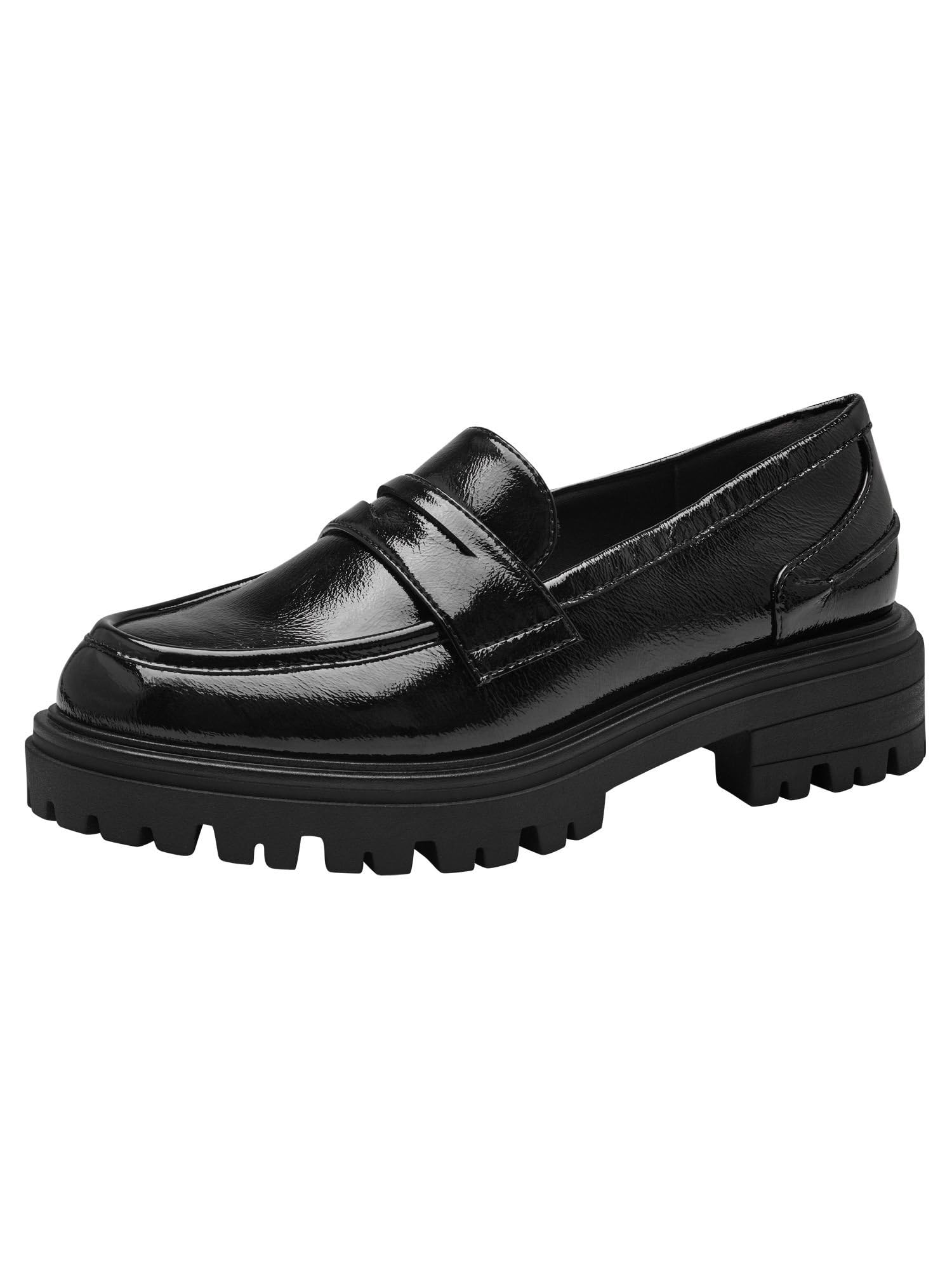 Tamaris Slipper 1-24706-41 Normal, Black (Black Patent), 6.5 UK
