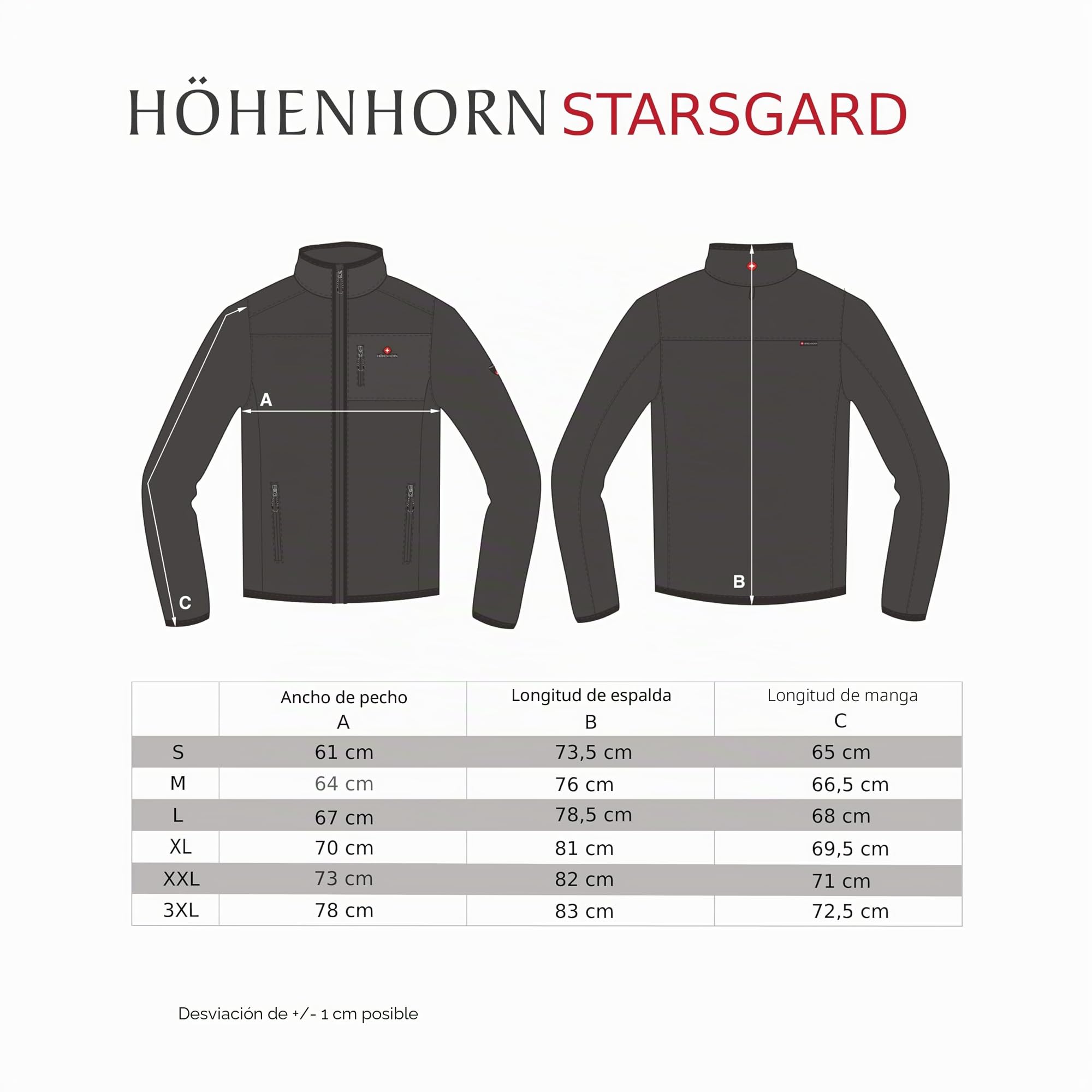 Höhenhorn Starsgard - Chaqueta de invierno para hombre, impermeable, transpirable