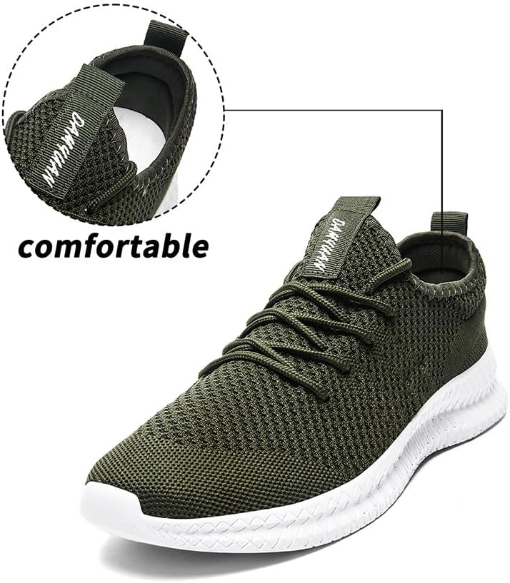 FUJEAK Womens Running Shoes Casual Slip on Walking Shoes Gym Workout Fashion Sneakers Non Slip Athletic Tennis Sports Sneakers - Image 4