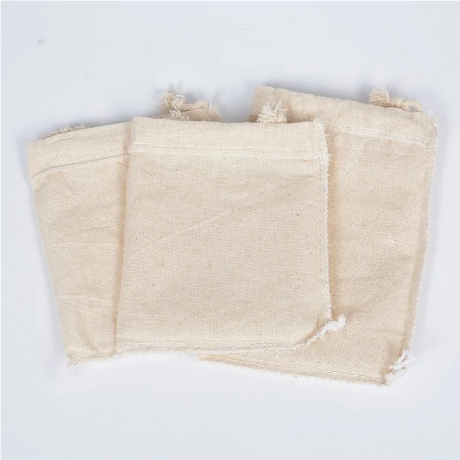 Geschenkbeutel 30 Stück Aufbewahrungsbeutel aus Baumwolle mit Kordelzug, Hochzeitsgeschenkpaket, handgefertigte Kerze, schlichte Beutel, 10 x 15/15 x 20/20 x 30 cm(13x18cm(30pcs))