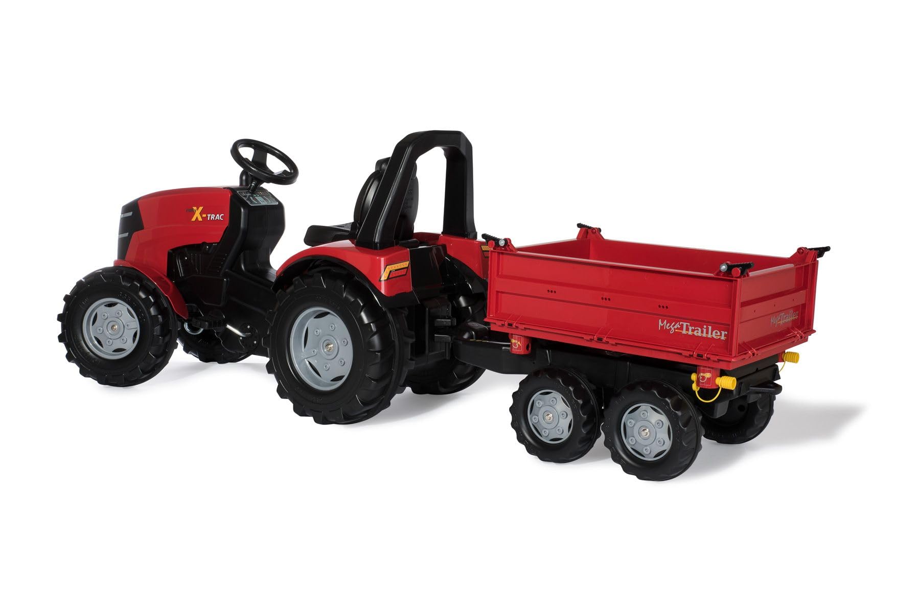 ROLLY TOYS Rimorchio MegaTrailer Rosso 88x45x47 123018