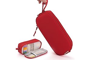 Among Us Pencil Pouch for Kids, EASTHILL Small Pencil Case with Handle