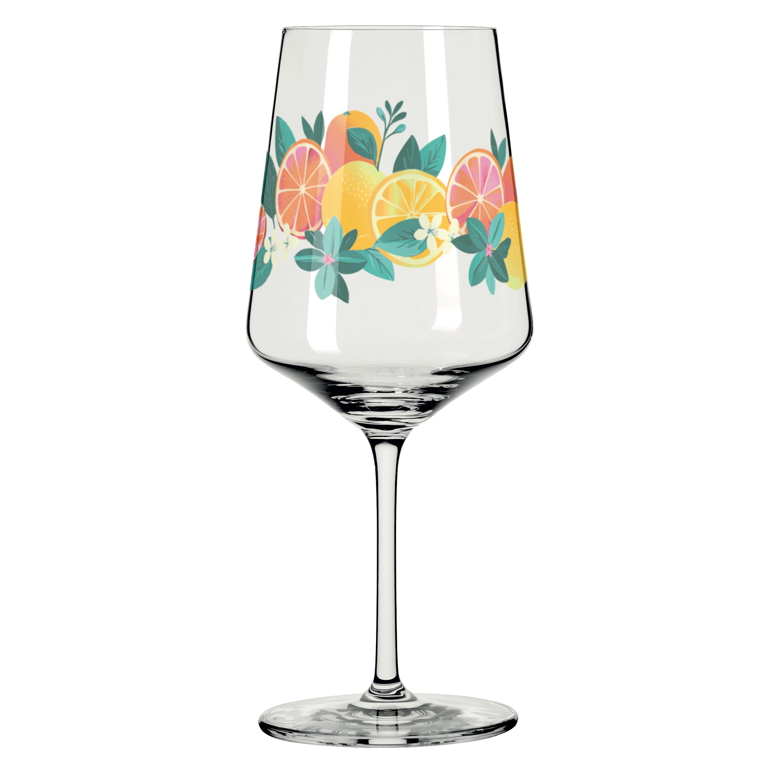 RITZENHOFF 6051005 Aperizzo Lot de 4 verres à apéritif 500 ml Série Sommerrausch Motif orange Fabriqué en Allemagne