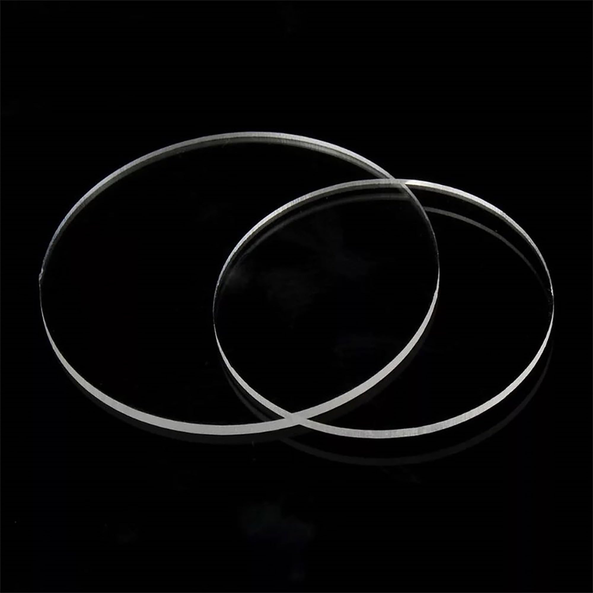 AtHaus® Placa de acrílico transparente | Corte redondo – Ø 700 mm | Espesor 4 mm | A medida | Protección UV | Película doble | Resistente y versátil